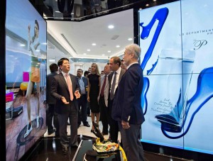 B2B products on display at LG Electronics' Business Innovation Center 1